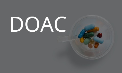 DOAC: direct oral anticoagulants 直接作用型経口抗凝固薬
